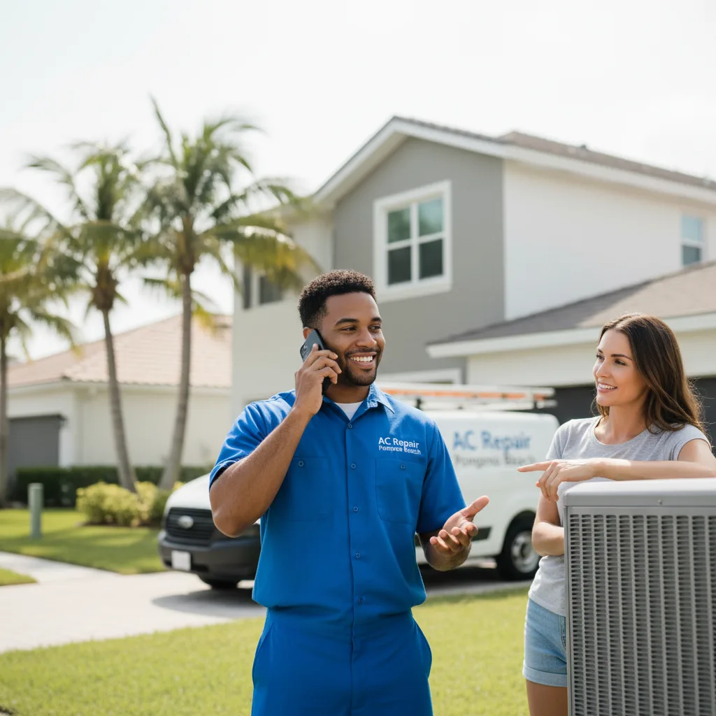 AC Repair Pompano Beach customer support in Larimore